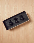 Woodturned Wall Hook - Set of Three - Mink