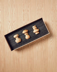 Zuster Woodturned Wall Hooks - Set of Three - American Oak