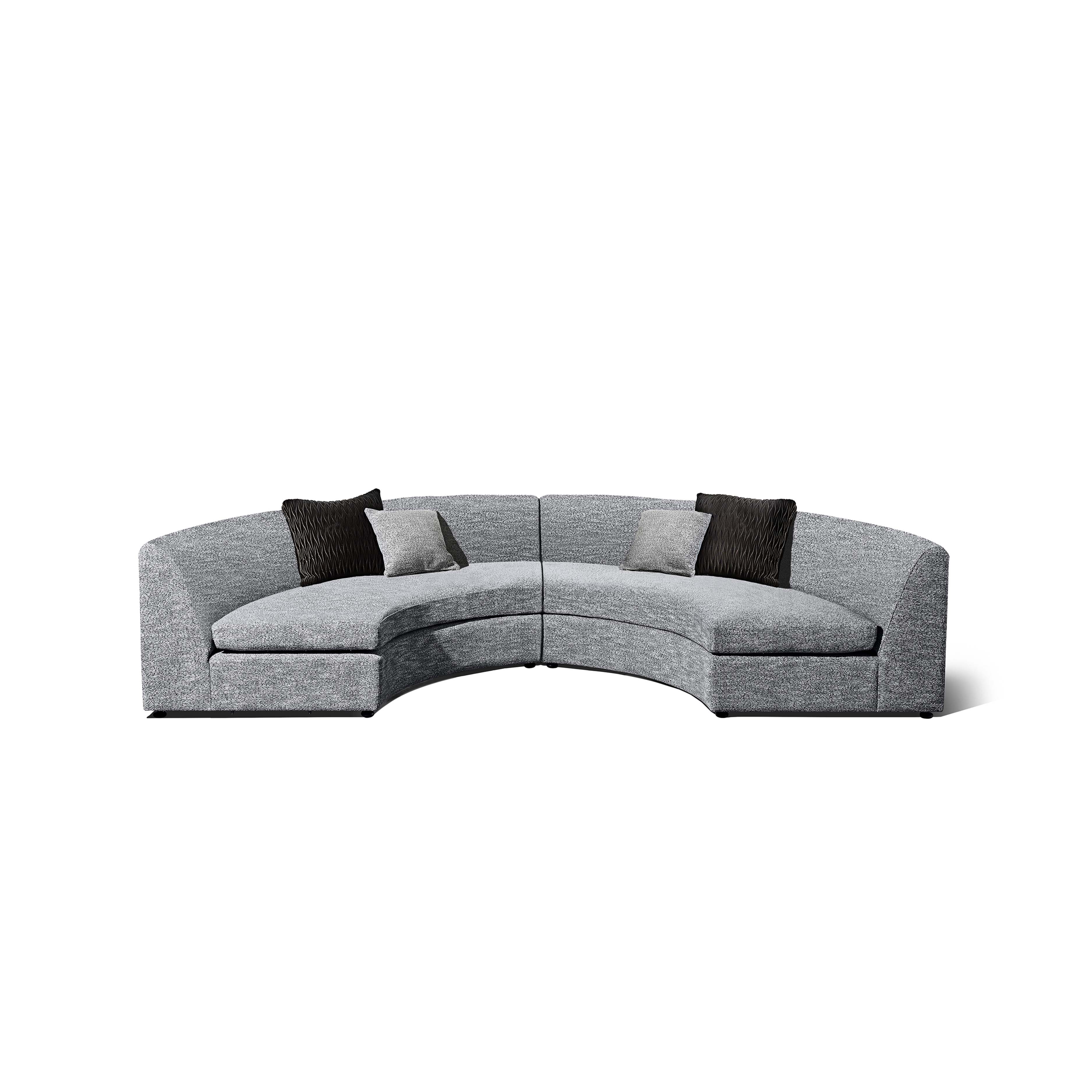 Small semi circle sofa discount