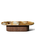 Jewel Oval Marble Coffee Table - Zuster Furniture