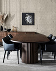 Jewel Scalloped Dining Table - Zuster Furniture