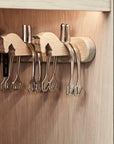 Horse Head Wall Hooks - Set of 5