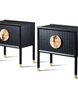 Halo Bedside Table - Zuster Furniture