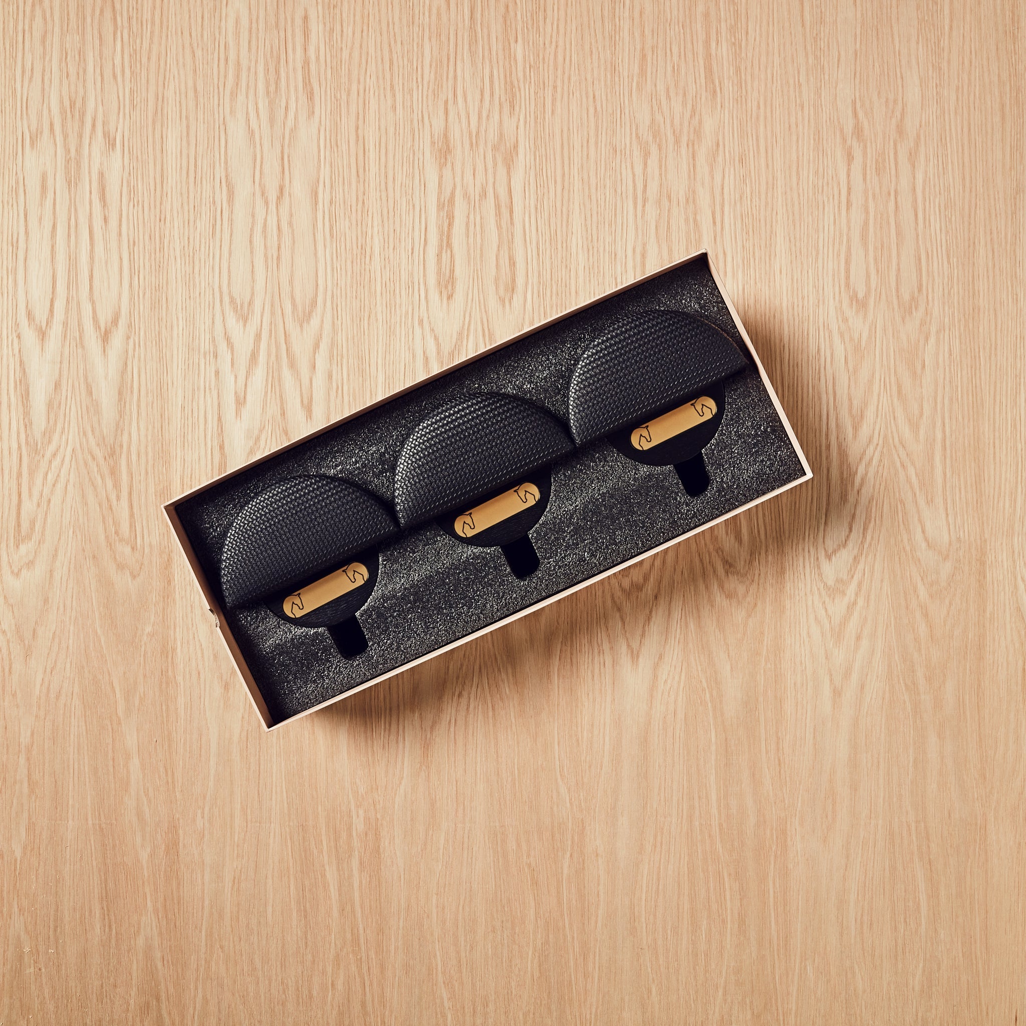 Bridle Wall Hooks - Set of Three - Mink