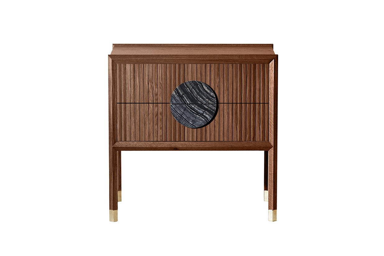 Halo Bedside Table - Zuster Furniture